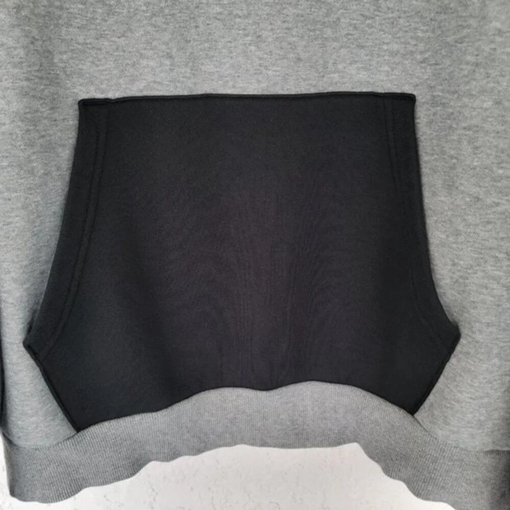 PUMA Hoodie Sweatshirt Mens XLT Gray Black Logo Pullover Long Sleeve - Picture 3 of 10